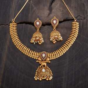 Antique <b>Necklace</b> 178678 Elegant and Timeless Piece for Wedding Occasions - Product Image 2