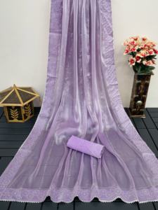 Bollywood Designer Saree Exclusive Fancy Latest Premium Silk Premium Quality Bridal Party WEAR Saree Sari Premium Quality Latest - Product Image 2