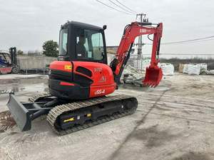 Mini excavatrice KX057-4 Kubota Offre Spéciale Original 5ton U55-4 avec de faibles heures de travail Caractéristiques Moteur et composants de base de roulement - Product Image 5