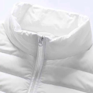 แจ็กเก็ตแบบขนเป็ดแขนกุดบุนวมกันหนาวสำหรับผู้ชายเสื้อกั๊กเสื้อกั๊กสีทึบเสื้อโค้ทแจ็คเก็ตบับเบิลงานตามสั่ง - Product Image 2