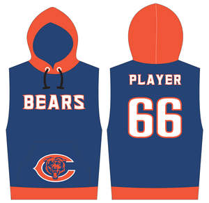 Plus Size <b>Men's</b> Breathable <b>Sleeveless</b> <b>Hoodie</b> Causal Wear Sublimated - Product Image 1