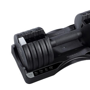 Haltères en acier réglables de 12,5 lb de qualité supérieure avec conception à queue d'aronde Poids libres de sécurité pour la salle de sport à domicile - Product Image 5