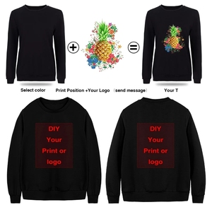 Pull Sweat Polaire Coton Surdimensionné Crewneck Sweat Hommes Ras Du Cou Épais sweats À Capuche Sweat 100% Coton - Product Image 6