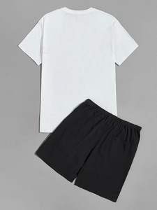 กางเกงขาสั้นผ้าฝ้ายคุณภาพสูงสำหรับผู้ชายกางเกงขาสั้นลำลองมีกระเป๋าเอวขนาดกลางสำหรับฤดูร้อนออกแบบโลโก้ได้ตามต้องการ - Product Image 3