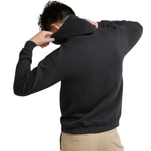 Bangladesh hizo 100% algodón hombres pulóver Sudadera con capucha antiarrugas francés Terry cómodo manga larga hombro pendiente cuello estampado - Product Image 2