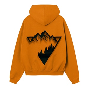 Fabricant de vêtements Sweat-shirt à capuche en molleton uni personnalisé Vente en gros Sweat à capuche unisexe imprimé par sublimation OEM Coton Polyester - Product Image 4