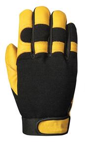 Gants de travail en cuir de mécanicien Manchette renforcée antidérapante 10 pouces 8MIL d'épaisseur sans silicone et sans poudre en gros - Product Image 2