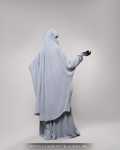 Lo último en longitud de piso transpirable modesta islámica de dos piezas para venta al por mayor para mujeres musulmanas ropa diaria y de fiesta - Product Image 4