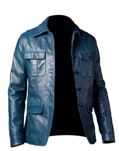 Chaqueta de Cuero Genuino de Alta Calidad para Hombre, Estilo Urbano, Cuello Alto, Color y Diseño Personalizables, Origen Pakistán - Product Image 2