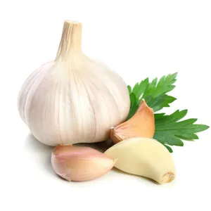 Nuovo stock di alta qualità a buon mercato 5.0cm bianco puro garlic10kg sacchetto di maglia aglio fresco