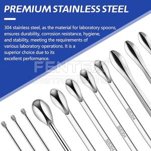 Juego de 23 Espátulas de Laboratorio de Acero Inoxidable 304, Cucharas de Micromezcla Resistentes, Cucharas para Polvo, Resistentes a la Corrosión - Product Image 4