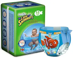 Huggies küçük yüzücüler tek kullanımlık Swimpants orta paket/11