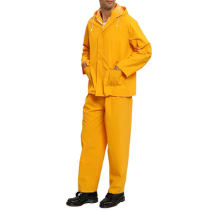 Combinaison de pluie tissée d'hiver pour hommes professionnels Haute résistance Imperméable Séchage rapide Confortable pour une utilisation prolongée Prix direct d'usine - Product Image 1