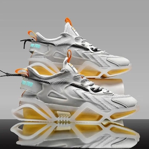 Zapatos negros de moda, nuevos, informales, para caminar, zapatillas deportivas para hombre, transpirables, para correr, de caña alta, estilo urbano. - Product Image 5