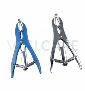 คีมดึงแหวนยางขนาดเล็กสำหรับสัตวแพทย์เครื่องมือผ่าตัดเพื่อวินิจฉัยเงิน - Product Image 4