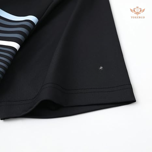 เสื้อโปโลผู้ชายแขนสั้นแห้งพอดีตัว, เสื้อกอล์ฟลายทางลำลองน้ำหนักเบาเสื้อกีฬาฤดูร้อน - Product Image 5