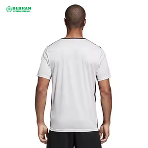 T-shirt pour homme de bonne qualité, 100% coton, coupe ample, entièrement personnalisable, manches courtes, col rond, blanc, écologique, séchage rapide - Product Image 6