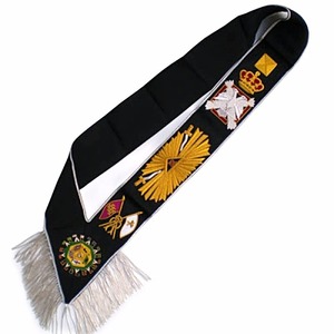 Cintas Masónicas de Edición Limitada en Colores Personalizados, con Cinta de Seda y Bordado a Mano, de BEST ACTION PRODUCTS, Gran Venta OEM - Product Image 1