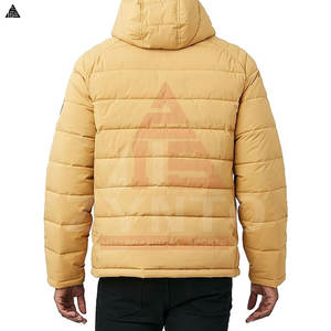 Custom Made Logo Man's Stand Collar Winter <b>Waterproof</b> <b>Padded</b> Bubble <b>Jacket</b> Quilted Outdoor Custom Puffer <b>Jacket</b> Man - Product Image 2