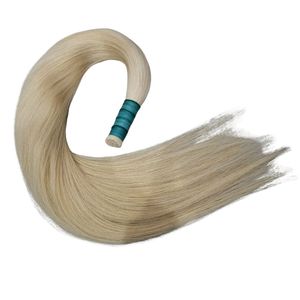 Cheveux humains brésiliens Remy 100% purs OEM BSL # Extensions de cheveux naturels blonds 613 en vrac, lisses, 8-24 pouces, 100g, sans perte ni nœuds - Product Image 1