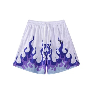 Pantalones Cortos de Malla Sublimados de Secado Rápido para Hombre y Mujer, Unisex, de Baloncesto, Doble Capa, con Certificación BSCI, para Verano - Product Image 2