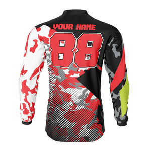 2025 New Red Mx Motocross Jersey tops Personalizar Logo Design Mx Motocross Jersey y camisetas Mejor calidad Biker shirt Mx Motocross - Product Image 5