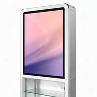 Vitrine interactive à écran tactile intelligent avec écran numérique pour magasin de détail et salle d'exposition