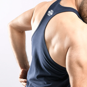 Logo personnalisé vente en gros marque hommes Fitness Singlet débardeurs pour hommes entraînement sans manches Muscle hauts vêtements de sport - Product Image 2