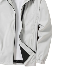 Veste Safari à Capuche Décontractée et Élégante pour Hommes, avec Blocs de Couleurs, Taille XL, Poche à Fermeture Éclair, Grande Utilisation en Extérieur, Cadeau Merveilleux - Product Image 4