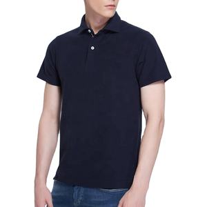 Polo para Hombre, Algodón Piqué, Corte Ajustado, Transpirable, Ropa Deportiva Informal para Exteriores, Diseño Nueva Temporada 2025 - Product Image 1