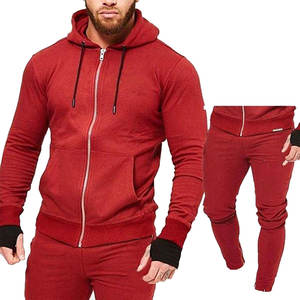 Conjunto Deportivo Slim de 2 Piezas FOB, de Alta Calidad, con Logotipo Personalizado, Chaqueta con Capucha y Pantalones con Diseño Impreso - Product Image 6