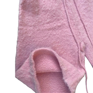 Short Streetwear de créateur avec logo personnalisé pour hommes Taille XS surdimensionné avec cordon de serrage Short en laine OEM Mohair pelucheux imprimé de lettres en éponge décontracté - Product Image 2
