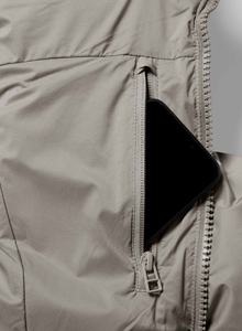 Chaqueta de Invierno para Hombre, con Capucha, Cierre, Diseño Delgado y Moderno, Color Amarillo de Alta Visibilidad, Personalizable con Logotipo OEM, Venta Caliente 2025 - Product Image 3