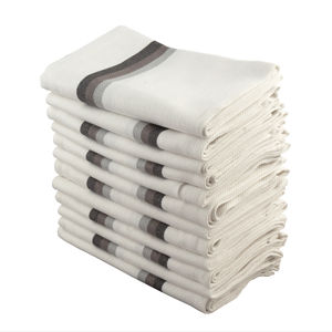 Juego de toallas de cocina de microfibra de lujo de 12 piezas, diseño de hueso de arenque tejido de secado rápido, algodón reciclado sostenible para el hogar y el coche - Product Image 1