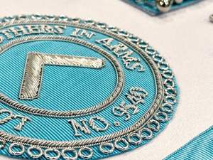 Venta al por mayor Delantales más exigentes Masonic Regalia Marshal Delantal Masonic Regalia Lodge Delantal - Product Image 2