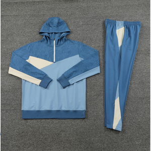 Conjunto Deportivo de Algodón para Hombre de Alta Calidad OEM, Primavera, Color Sólido, Cálido, Forro Polar, Manga Larga, Transpirable, Secado Rápido, Diseño Personalizado - Product Image 5