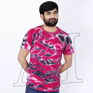 Men's Exclusive Custom <b>Tye</b> <b>Dye</b> Neck Print Quick Dry Light Knitted Fabric Oversized Fitness <b>T</b>-<b>Shirt</b> for Hot Summer - Product Image 2