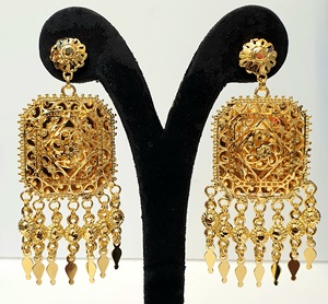 Conjunto de Joyería de Moda de Alta Gama con Baño de Oro de 24K de Dubái, 6 g de Chapado Pesado, Hermoso Colgante para Mujer, Colección Exclusiva, Mejor Valor - Product Image 3