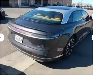 2023 Lucid Air Dream Edition voiture électrique de luxe assez utilisé boîte de vitesses automatique AWD Drive sièges en cuir panoramique foncé R17 - Product Image 3