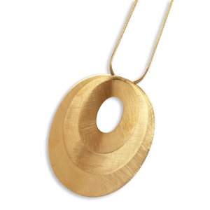 Collana YXQ in Acciaio Inossidabile con 64 Elementi Dorati, Collana alla Moda per Abiti da Sposa - Product Image 1