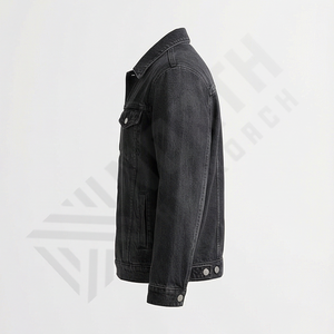 Veste en jean en coton pour homme de haute qualité, col montant, réversible, élégante, décontractée, vêtements d'extérieur d'hiver, vente - Product Image 3