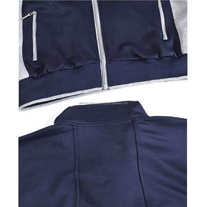 Conjunto Deportivo Informal de Algodón 100% Ligero con Cremallera Completa para Hombre, Estilo Urbano, de Alta Calidad, para Gimnasio y Deportes - Product Image 3