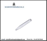 Tube à centrifuger conique gradué en verre borosilicate CISCO, différentes capacités, pour expériences éducatives, modèle