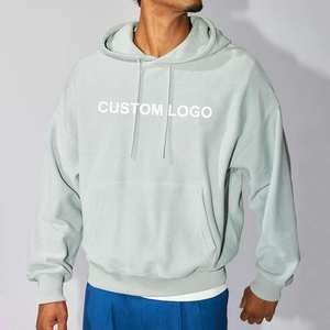 เสื้อฮู้ดดี้ผู้ชายแบบกลับด้านได้ ปี 2025 ผลิตจากผ้าคอตตอนฟลีซแบบตัดต่อสีตัดกัน  แบบสวมหัว  สามารถสั่งทำได้ - Product Image 5