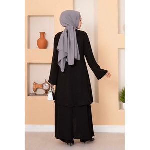 Hurrem Aerobin Hijab Ensemble 2 Pièces Noir - Product Image 4