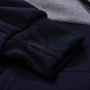 Sweats à capuche pour hommes personnalisables, grande taille, motif uni, entièrement en stock, prix bas et couleur personnalisée - Product Image 5