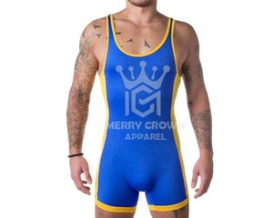 Sublimation Couleur vive Singlet de lutte nouvelle conception Costume d'haltérophilie Singlet de lutte 2025 - Product Image 3