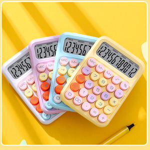 Foska chất <span class=keywords><strong>l</strong></span>ượng tốt đầy màu sắc 12 máy tính kỹ thuật số cho trẻ em Pin máy tính cho văn phòng - Product Image 3