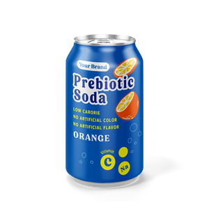 Refresco Carbonatado Prebiótico de Sabor Afrutado Natural Bajo en Carbohidratos en Lata de 330 ml de Marca Privada, Certificado HALAL e ISO 22000, Vida Útil de 24 Meses - Product Image 2