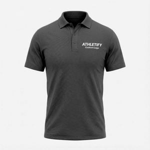 Polo de Color Sólido para Hombre, Talla Grande, Algodón Suave, Ajuste Cómodo, Ideal para Uso Casual, Polo Elegante para Golf y Actividades al Aire Libre. - Product Image 1